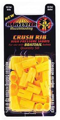 Harvester Muzzleloader 50 Cal. Crush Rib Sabots Fit 45 Cal. Bullets (Boattail) 50/pk - Precision Shot Firearms