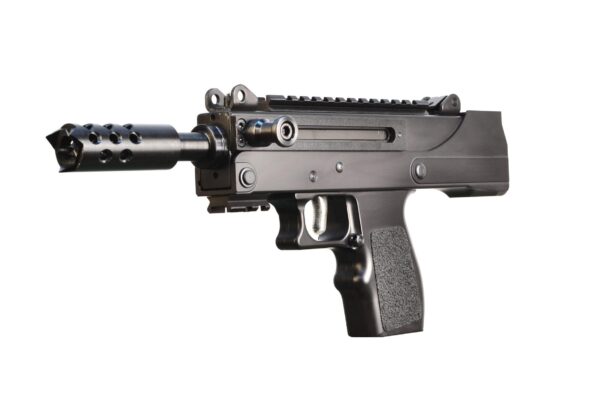 Masterpiece Arms MPA57DMG Handgun 5.7x28mm 20rd Magazine 5" Threaded Barrel Black - Precision Shot Firearms