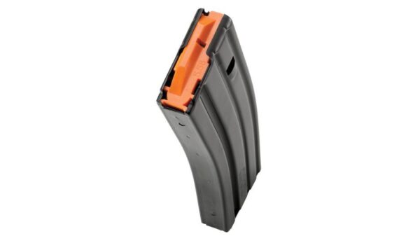 10RD BODY LIMITED TO 5RD - .223/5.56 DURAMAG SS - BLACK/ORANGE MAGAZINE - Precision Shot Firearms