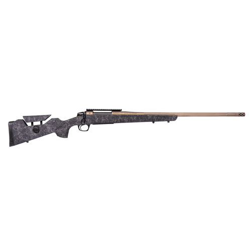 CVA Cascade LR Hunter Rifle .300 PRC 3rd Magazine 26" 5/8x24 Threaded Barrel Black with Smoke Bronze Web - Precision Shot Firearms