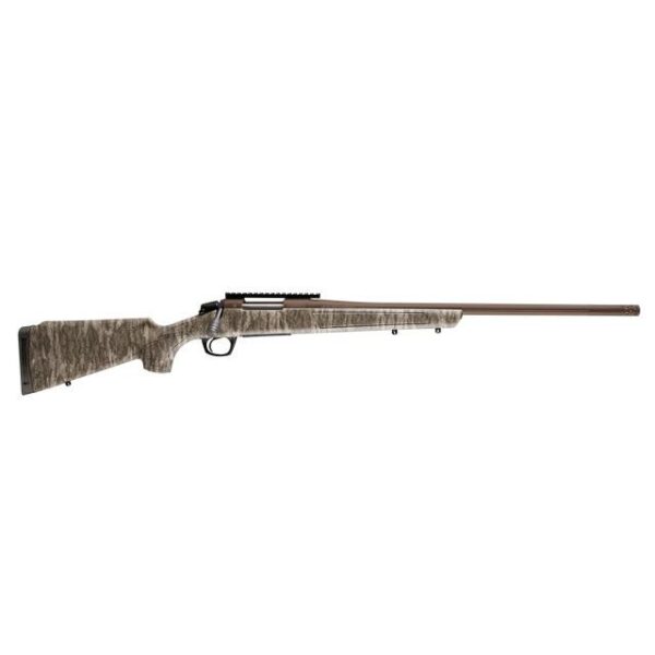 CVA Cascade XT Bolt Action Rifle 2rd Capacity 24" Fluted Threaded Midnight Bronze Barrel Mossy Oak New Bottomland Stock - Precision Shot Firearms