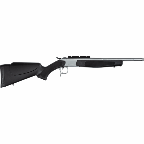 CVA Scout TD Rifle 35 Whelan Single Shot 25" Threaded Barrel Stainless Steel and Black with Muzzle Brake - Precision Shot Firearms