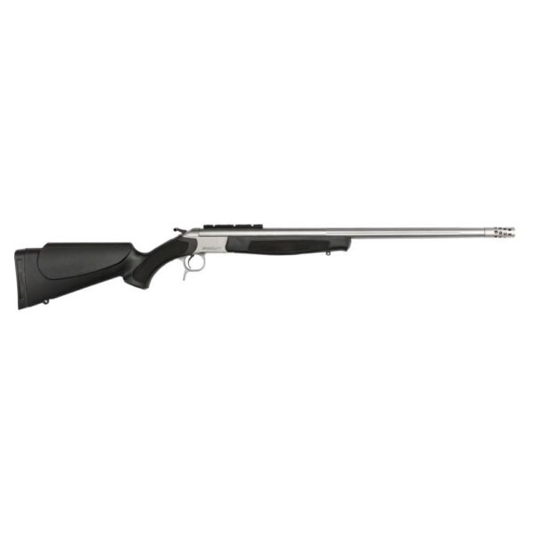 CVA Scout Rifle .444 Marlin 25" Barrel Stainless Steel and Black with Brake and Rail Base - Precision Shot Firearms