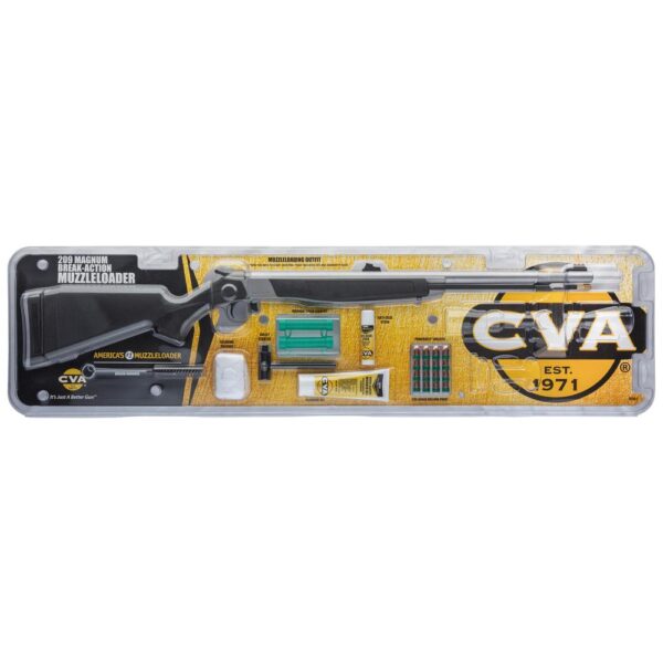 CVA Wolf V2 Muzzleloader Kit - .50 Cal Magnum Black & Stainless - Precision Shot Firearms