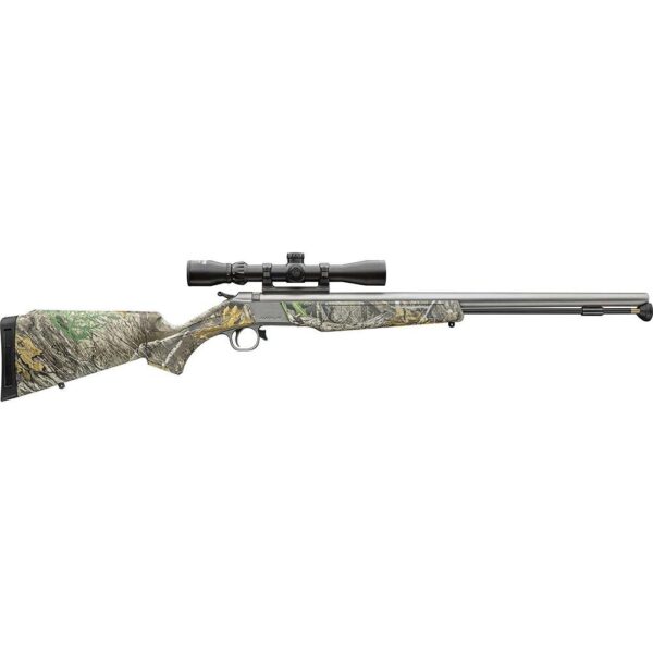 CVA Wolf V2 Muzzleloader .50 Cal 24" Barrel Stainless Steel and Camo with Konus 3-9x32mm Scope - Precision Shot Firearms