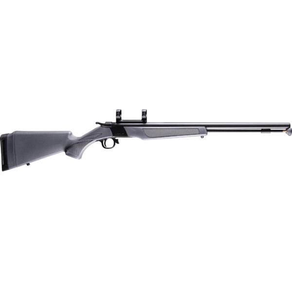 CVA WOLF V2 50 cal Blued Steel Muzzleloader Stealth Grey 0 MOA Pic Rail - Precision Shot Firearms