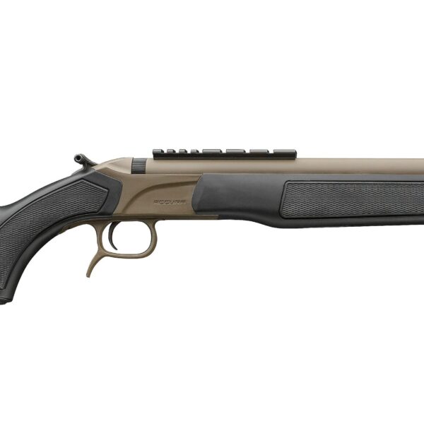 CVA Accura LR-X Muzzleloader 45 cal Magnum 30" Threaded 3/4x20 Cerakote FDE/Nitride Black Variflame - Precision Shot Firearms