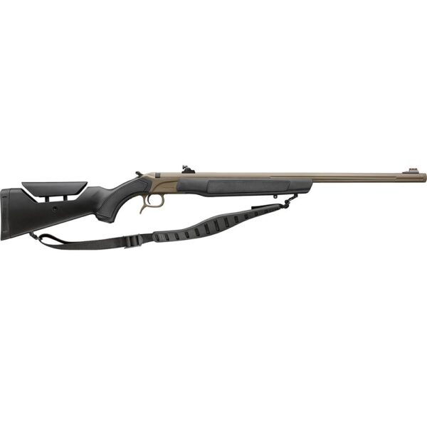 CVA Accura LR-X Muzzleloader Rifle .50 Cal Magnum 30" 3/4x24 Threaded Cerakote FDE Williams Peep Sights - Precision Shot Firearms