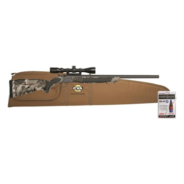 CVA Accura MR-X Muzzleloader Rifle 45 Cal Cerakote Sniper Grey with KonusPro 3-9x40 IR BDC Reticle - Precision Shot Firearms