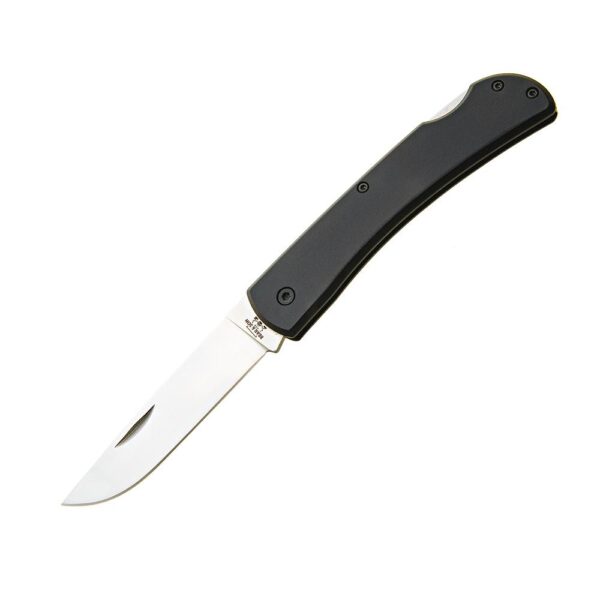 Bear & Son Large Locking Farmhand Folding Knife 3-5/8" Drop Point Blade Black with Clip - Precision Shot Firearms