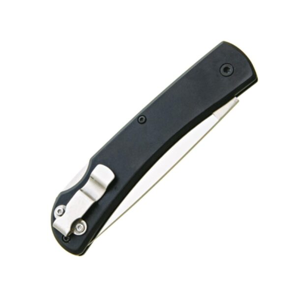 Bear & Son Large Locking Farmhand Folding Knife 3-5/8" Drop Point Blade Black with Clip - Precision Shot Firearms