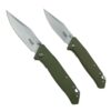 Bear & Son Limited Edition Gift Tin Two Folding Knife Combo Set OD Green - Precision Shot Firearms