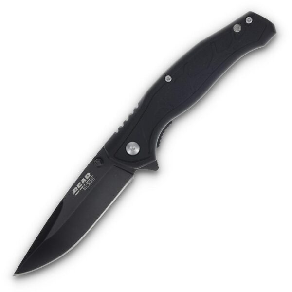 Bear & Son Edge Brisk 2.0 Folding Knife & Sharpener Combo Drop Point Blade Black - Precision Shot Firearms