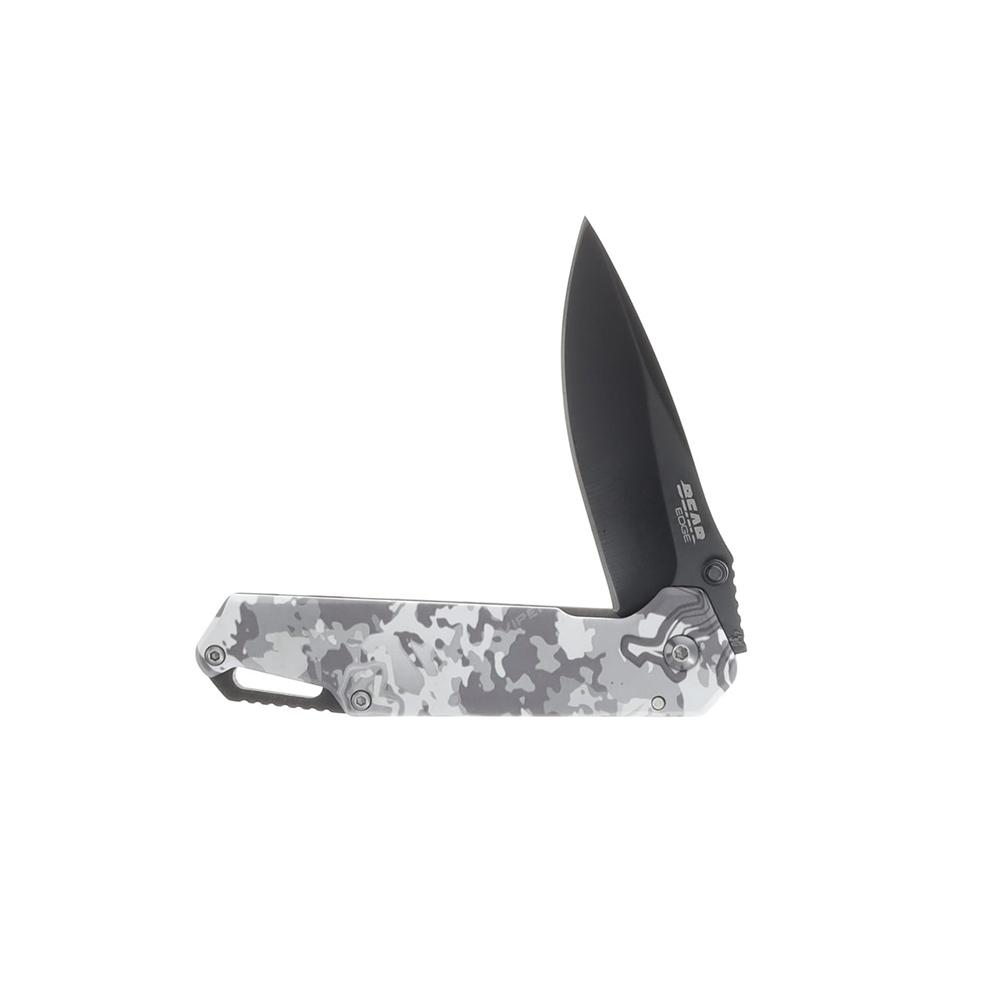 Bear & Son Edge Folding Knife 3" Drop Point Blade Truetimber White Viper - Precision Shot Firearms