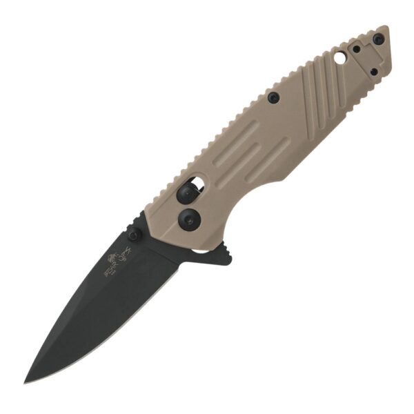 Bear & Son Zytel Slide Lock Folding Knife 2-3/4" Drop Point Desert Sand - Precision Shot Firearms