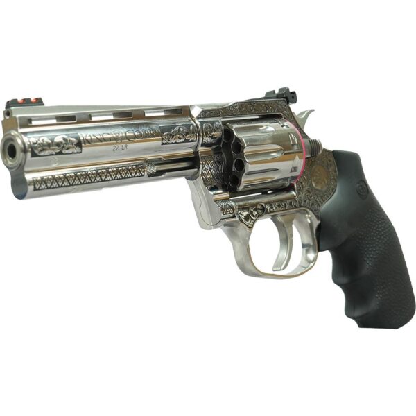 Colt Custom King Cobra Target 22 Handgun .22 LR 10rd Capacity 4.25" Barrel Filigree Frame and Barrel - Precision Shot Firearms