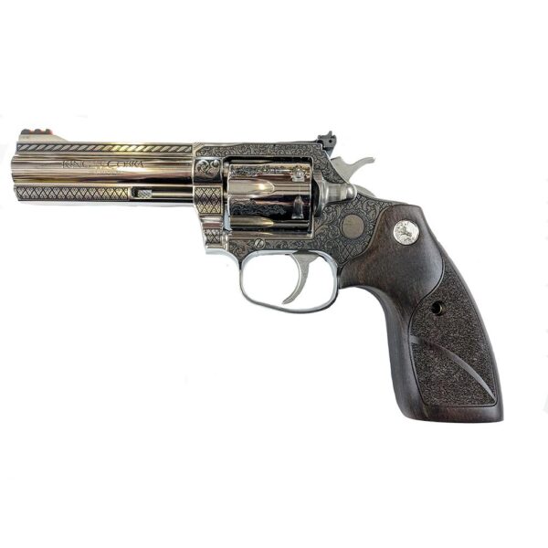 Colt King Cobra Carry "Filigree Frame/Bar" Handgun .357 Rem Mag 6rd Capacity 4.25" Barrel Stainless Finish Wood Grips - Precision Shot Firearms