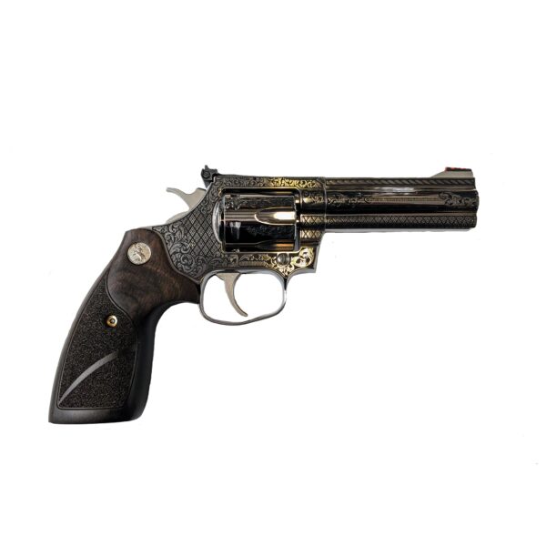 Colt King Cobra Carry "Filigree Frame/Bar" Handgun .357 Rem Mag 6rd Capacity 4.25" Barrel Stainless Finish Wood Grips - Precision Shot Firearms