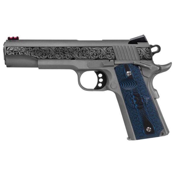 Colt Competition Model "Filigree Slide" Handgun .45 ACP 8rd Magazine 5" Barrel Stainless Frame - Precision Shot Firearms