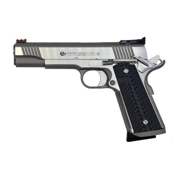 Colt Custom Competition Handgun 9mm Luger 9rd Magazine 5" Barrel Stainless Finish - Precision Shot Firearms