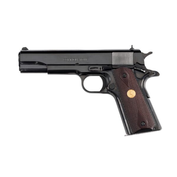 Colt Government Model Classic Royal Blue Handgun .38 Super 8rd Magazine 5" Barrel - Precision Shot Firearms