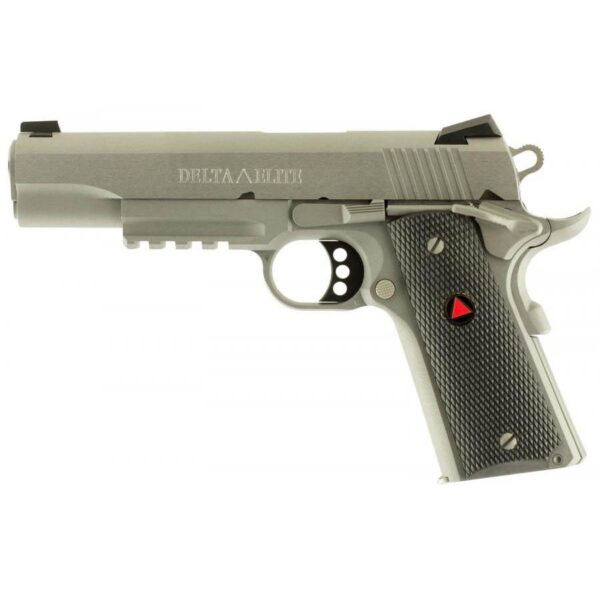 Colt Delta Elite Rail Handgun 10mm Auto 8rd Magazine 5" Barrel Stainless Finish - Precision Shot Firearms
