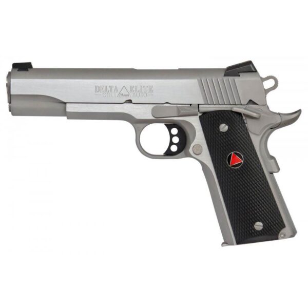 Colt Delta Elite Handgun 10mm Auto 8rd Magazine 5" Barrel Stainless Finish - Precision Shot Firearms