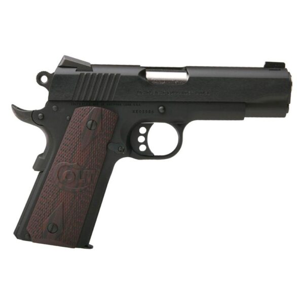 Colt Lightweight Commander Handgun .45 ACP 8rd Magazine 4.25" Barrel Black with Rosewood Grips OR - Precision Shot Firearms