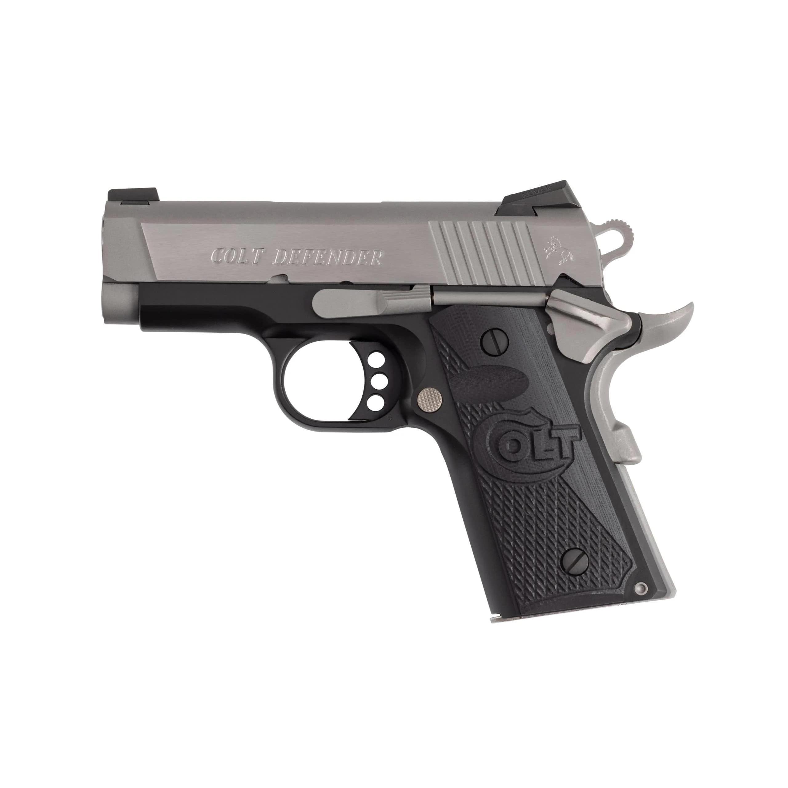 Colt Defender Handgun .45 Auto 7rd Magazine 3" Barrel Cerakote/Stainless Finish - Precision Shot Firearms