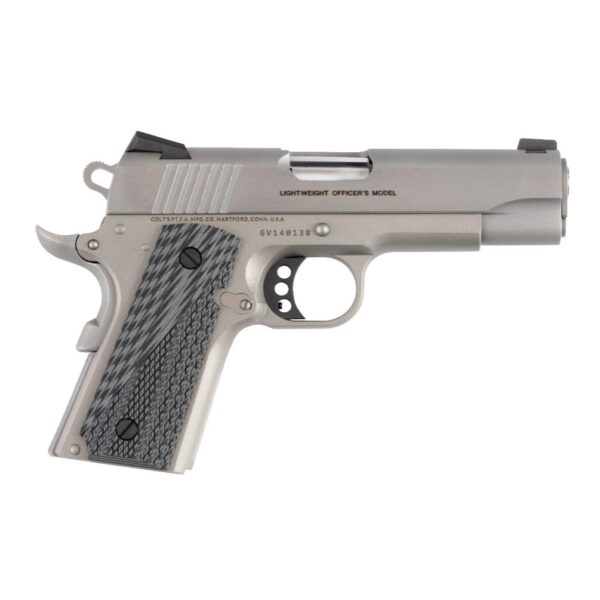 Colt Lightweight Officer Single Action Handgun .45 Auto 7rd Magazine 4.25" Barrel G10 Grips - Precision Shot Firearms