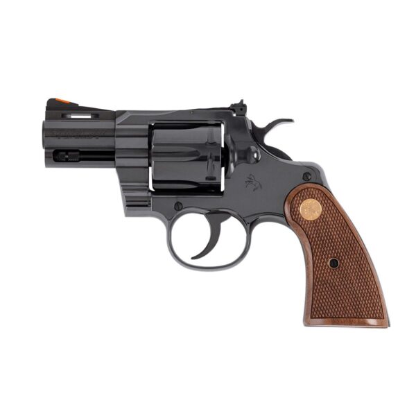 Colt Blued Python Classic Handgun .357 Mag 6rd Capacity 2.5" Barrel Wood Grips - Precision Shot Firearms