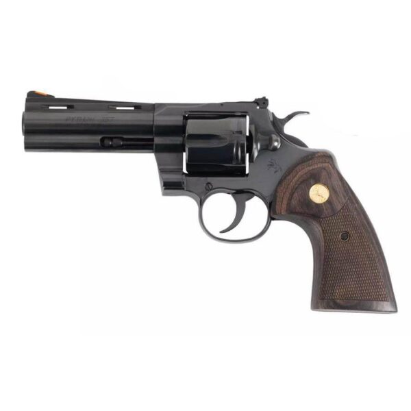 Colt Python 4.25" Blued .Handgun 357 Mag 6rd Capacity 4.25" Barrel Walnut Target Grips - Precision Shot Firearms