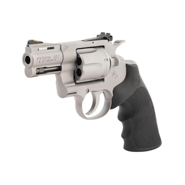 Colt Python 357 Handgun .357 Mag 6rd Capacity 3" Barrel Matte Stainless with Black Hogue Grips - Precision Shot Firearms