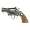 Colt Python Handgun .357 Mag 6rd Capacity 2.5" Barrel Historic Wood Medallion Grips with Filigree Frame and Barrel - Precision Shot Firearms