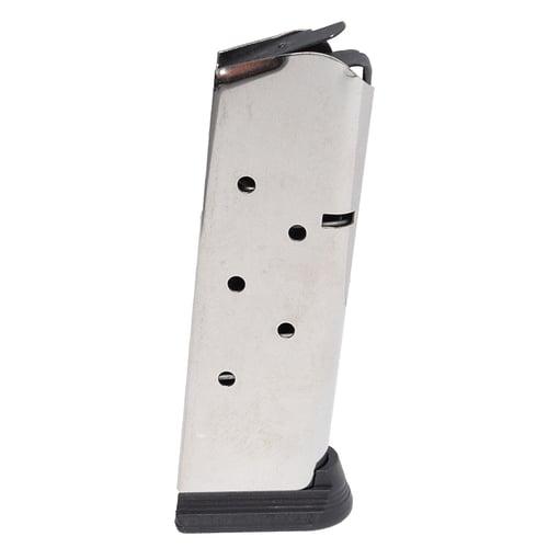 Colt Combat Officer Handgun Magazine Stainless with Bumper .45 ACP 7/rd - Precision Shot Firearms