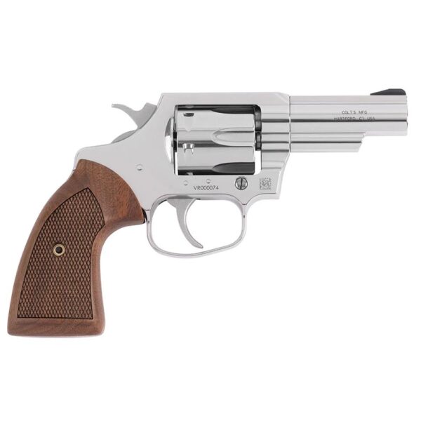 Colt Viper Handgun .357 Magnum 6rd Capacity 3" Barrel Stainless Steel Walnut Grips - Precision Shot Firearms