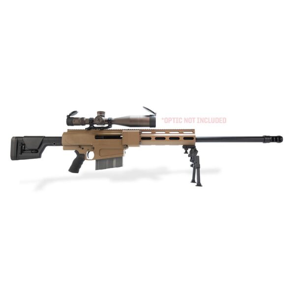 Bushmaster BA50 Rifle .50 BMG 10rd Magazine 29" Threaded Barrel FDE with Bipod and Case - Precision Shot Firearms