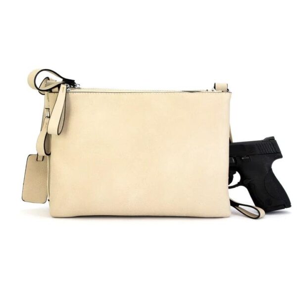 Rugged Rare Iris Concealed Carry Purse Taupe - Precision Shot Firearms