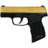 Sig Sauer P365-380-BSS-MS Exclusive Gold Glitter Handgun .380 10rd Magazines (2) 3.1" Barrel - Precision Shot Firearms