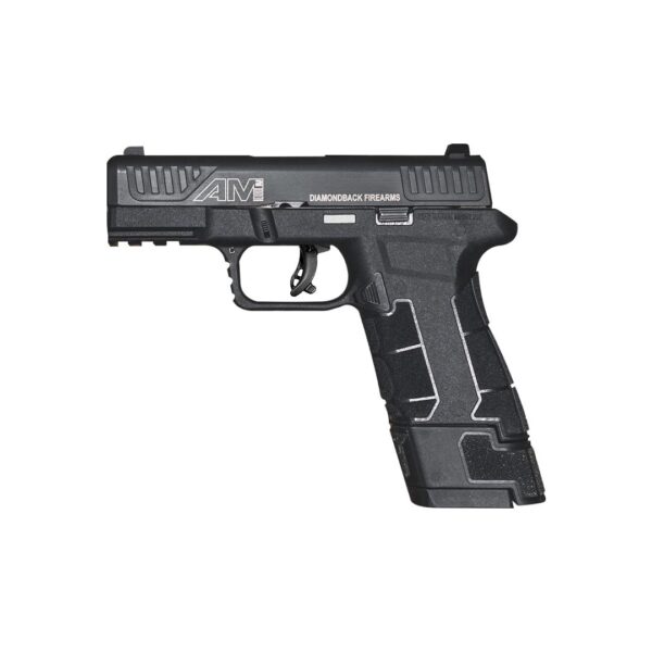 Diamondback DBAM29 Sub-Compact Handgun 9mm Luger 17(1)&12(1)rd Magazines 3.5" Barrel Black - Precision Shot Firearms