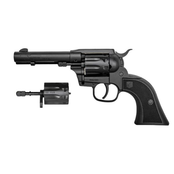 Diamondback Sidekick Checkered Polymer Grip Handgun .22 WMR/.22 LR 9rd Capacity 4.5" Barrel SA/DA Black - Precision Shot Firearms