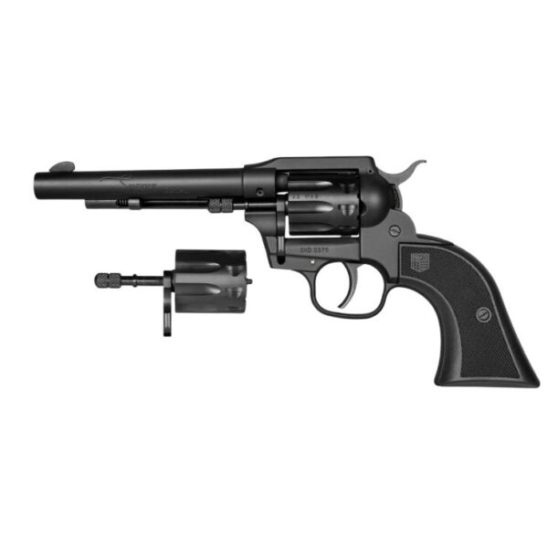 Diamondback Sidekick Checkered Polymer Grip Handgun .22 WMR/.22 LR 9rd Capacity 5.5" Tapered Barrel SA/DA Black - Precision Shot Firearms