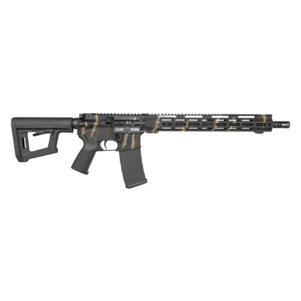 Diamondback DB15 Rifle 5.56 NATO 30rd Mag 16" 1/2x28 Threaded Barrel Tiger Stripe - Precision Shot Firearms