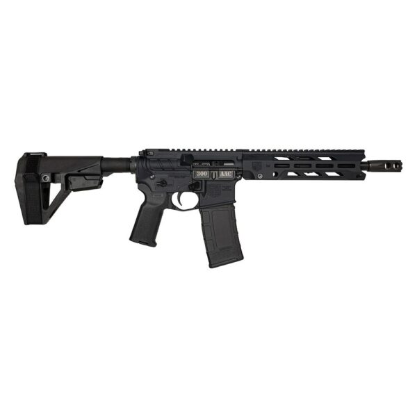 Diamondback DB15 Handgun 300Blk 30rd Magazine 10" 5/8x24 Threaded Barrel Black with SBA5 Brace - Precision Shot Firearms