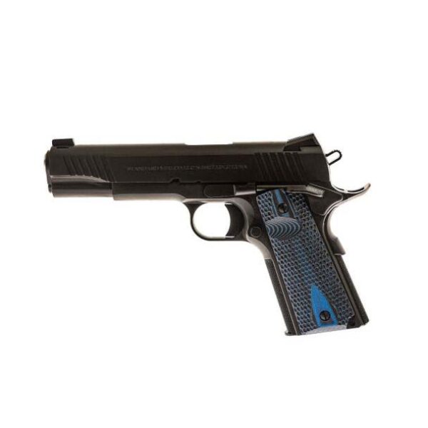 Standard Manufacturing 1911 HPX Handgun .45 ACP 8rd Magazine 5" Barrel Blue Grips - Precision Shot Firearms