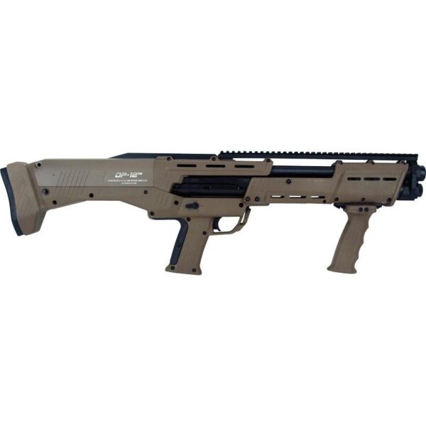 Standard Manufacturing DP12 GEN II Shotgun 12 ga 3" Chamber 14rd Magazine 18.5" Barrel FDE - Precision Shot Firearms