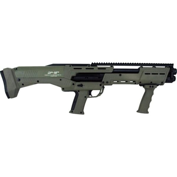 Standard Manufacturing DP12 GEN II Shotgun 12 ga 3" Chamber 14rd Magazine 18.5" Barrel OD Green - Precision Shot Firearms