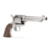 Standard Manufacturing SAA Nickel Revolver .45 Colt 6rd Capacity 5.5" Barrel 2 Piece Grip - Precision Shot Firearms