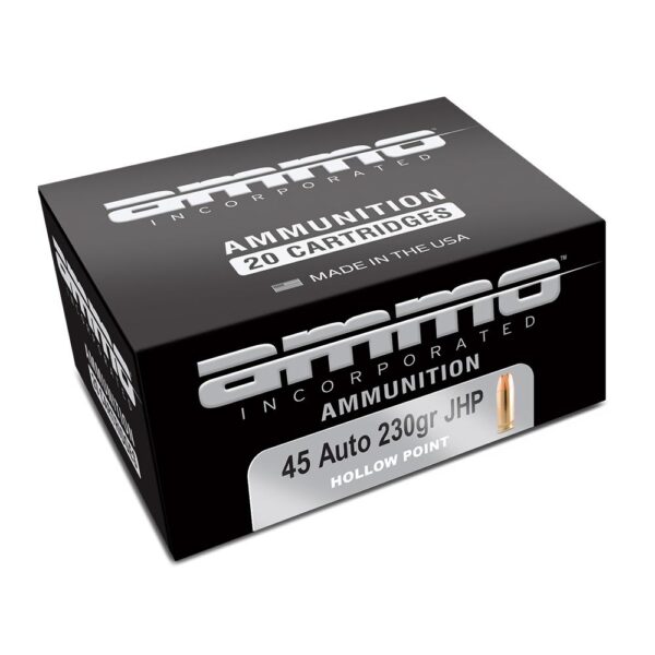 Ammo Inc Signature Handgun Ammunition .45 Auto 230gr JHP 895 fps 20/ct - Precision Shot Firearms