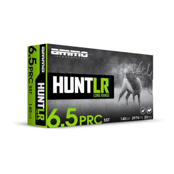 Ammo Inc Hunt LR SST Rifle Ammunition 6.5 PRC 140gr PT 2975 fps 20/ct - Precision Shot Firearms